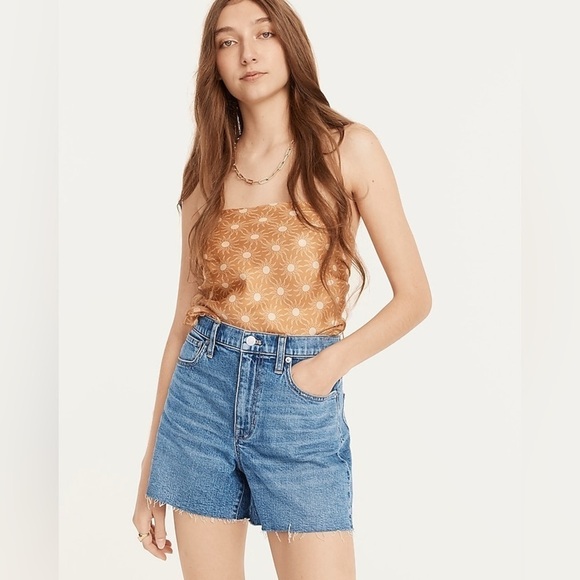 J Crew High-rise denim short in Juniper wash BF379 - Picture 1 of 6